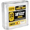 Core Tarps Heavy Duty Tarp, 12 ft L x 0.5 mm H x 10 ft W, 10 Mil, White, Polyethylene CT-604-10X12 - alternate 1